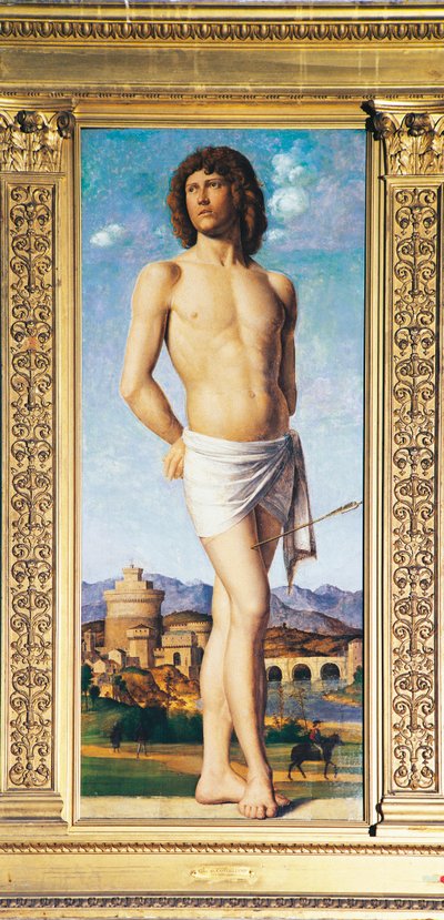 St. Sebastiaan door Giovanni Battista Cima da Conegliano