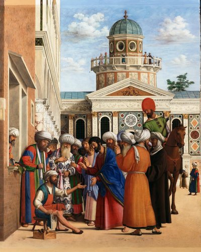 De genezing van Anianus door Sint Marcus, ca. 1497 door Giovanni Battista Cima da Conegliano