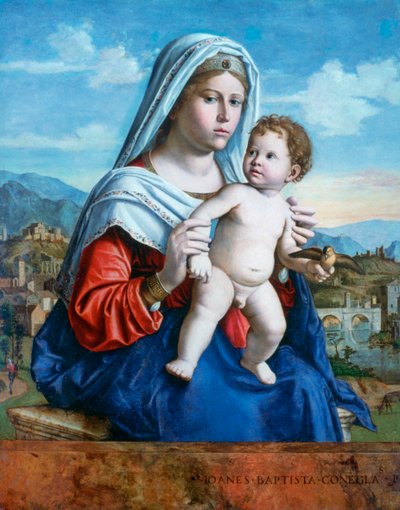De Maagd en het Kind door Giovanni Battista Cima da Conegliano