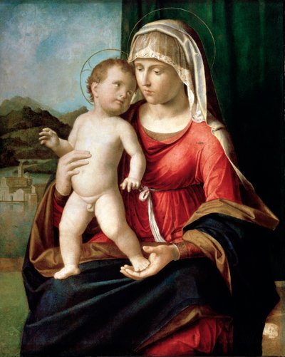 Maagd en Kind, tussen 1496 en 1499 door Giovanni Battista Cima da Conegliano