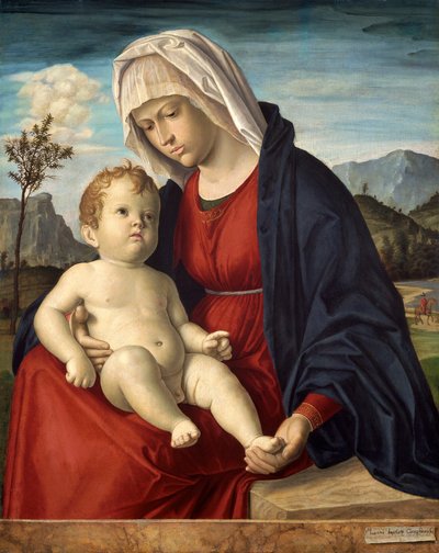 Maagd en Kind, ca. 1500 door Giovanni Battista Cima da Conegliano