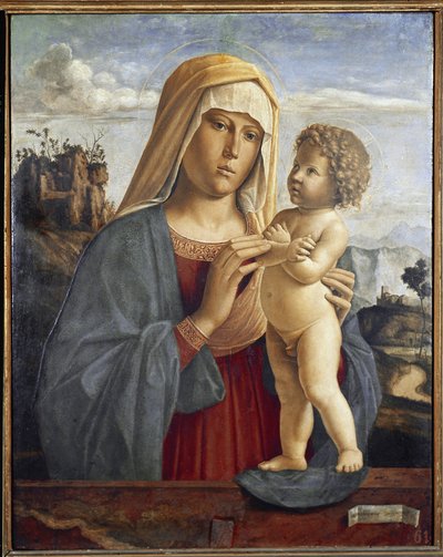 Maagd met kind door Giovanni Battista Cima da Conegliano