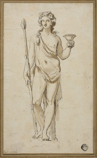 Bacchus door Giovanni Battista Cipriani