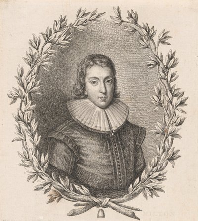 John Milton, 1760 door Giovanni Battista Cipriani