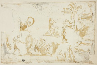 Schetsen van mythologische onderwerpen door Giovanni Battista Cipriani