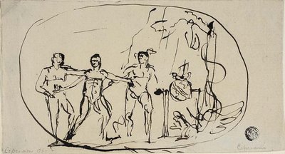 Drie Figuren door Giovanni Battista Cipriani