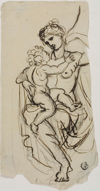 Venus en Cupido door Giovanni Battista Cipriani