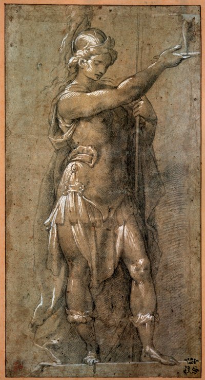 Minerva, begin 17e eeuw door Giovanni Battista Crespi
