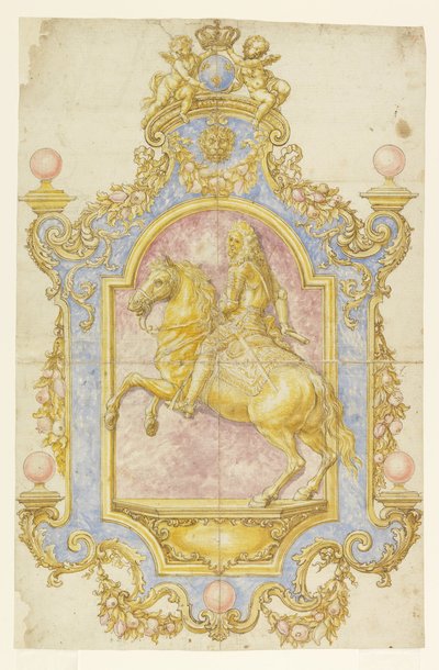Muurdecoratie voor Cosimo III de
