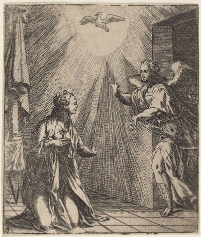 De Aankondiging door Giovanni Battista Fontana