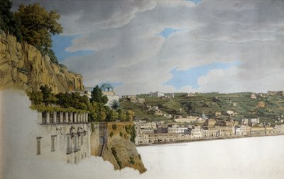 Uitzicht op Napels vanaf Posillipo door Giovanni Battista Lusieri