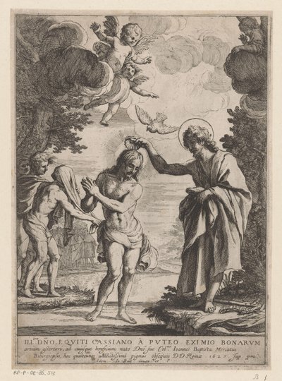 Doop van Christus door Giovanni Battista Mercati