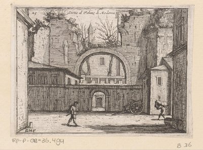 Ruïnes in Rome door Giovanni Battista Mercati
