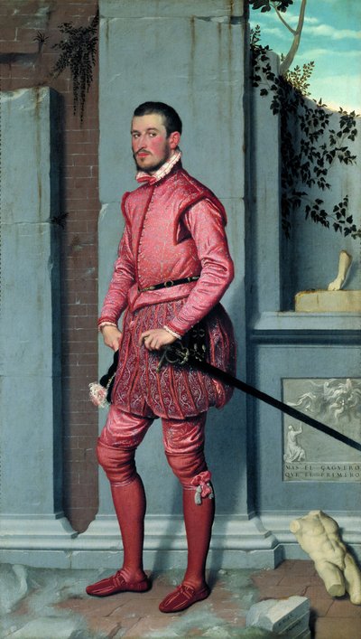 Gian Gerolamo Grumelli door Giovanni Battista Moroni