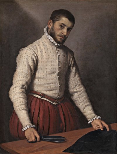 De kleermaker door Giovanni Battista Moroni
