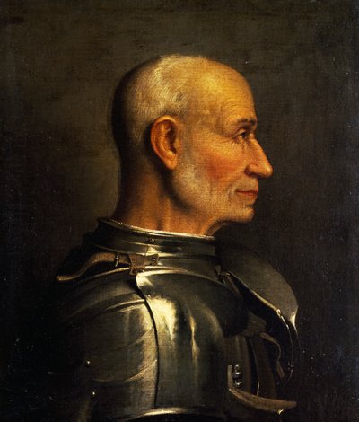 Portret van Bartolomeo Colleoni door Giovanni Battista Moroni
