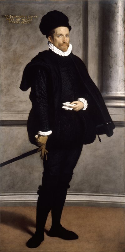 Portret van Bernardo Spini, ca. 1573-1575 door Giovanni Battista Moroni
