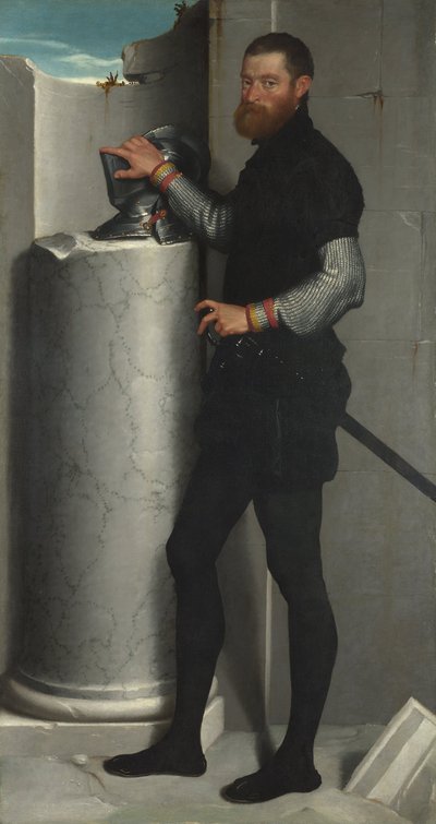 Portret van een Heer door Giovanni Battista Moroni