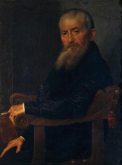 Portret van de dichter Giovanni Antonio Pantera, c.1571-72 door Giovanni Battista Moroni