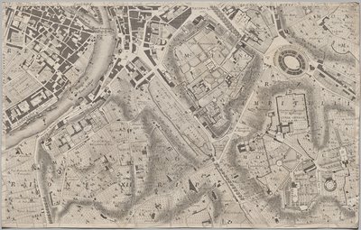Nieuwe Plattegrond van Rome Uitgegeven door Giambattista Nolli in het Jaar 1748, bekend als La Pianta Grande di Roma door Giovanni Battista Nolli