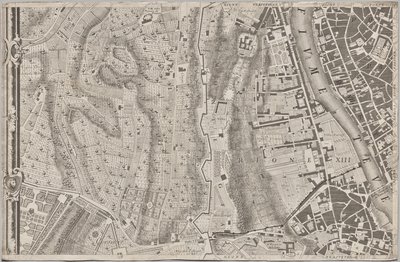 Nieuwe Plattegrond van Rome Uitgegeven door Giambattista Nolli in het Jaar 1748, bekend als La Pianta Grande di Roma door Giovanni Battista Nolli