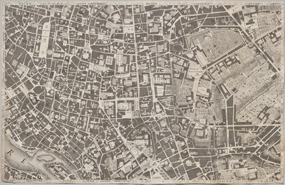 Nieuwe Plattegrond van Rome Uitgegeven door Giambattista Nolli in het Jaar 1748, bekend als La Pianta Grande di Roma door Giovanni Battista Nolli