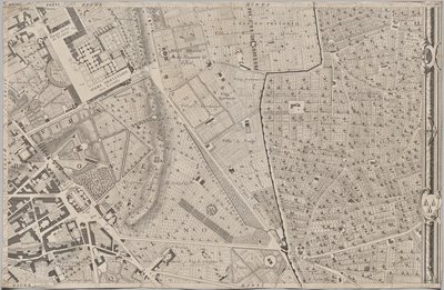 Nieuwe Plattegrond van Rome Uitgegeven door Giambattista Nolli in het Jaar 1748, bekend als La Pianta Grande di Roma door Giovanni Battista Nolli