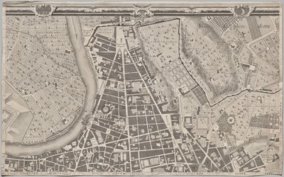 Nieuwe Plattegrond van Rome Uitgegeven door Giambattista Nolli in het Jaar 1748, bekend als La Pianta Grande di Roma door Giovanni Battista Nolli