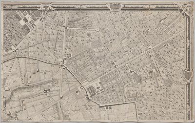 Nieuwe Plattegrond van Rome Uitgegeven door Giambattista Nolli in het Jaar 1748, bekend als La Pianta Grande di Roma door Giovanni Battista Nolli