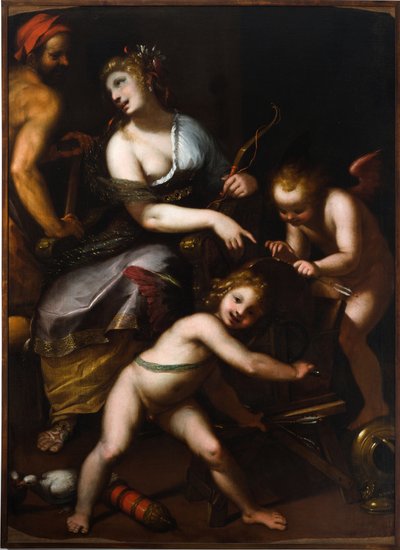 De voorbereiding van Cupido