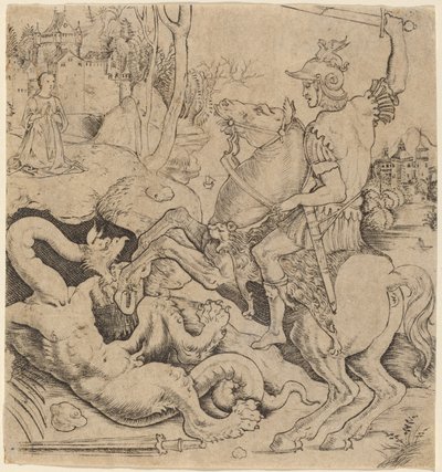 Sint Joris en de Draak door Giovanni Battista Palumba