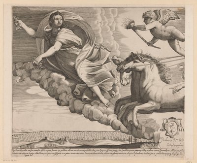 Apollo en Aurora (linkerdeel) door Giovanni Battista Pasqualini