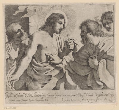 Ongeloof van Tomas door Giovanni Battista Pasqualini