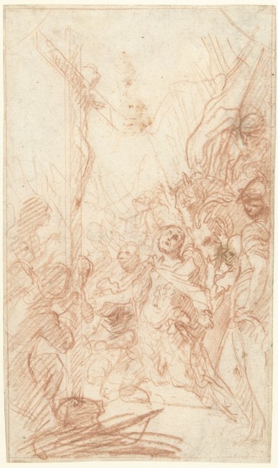 De centurion onder het kruis door Giovanni Battista Piazzetta