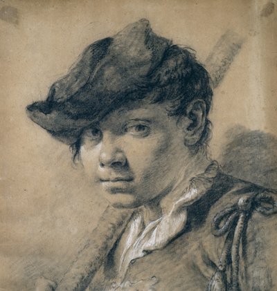 Hoofd van een Jongeling door Giovanni Battista Piazzetta