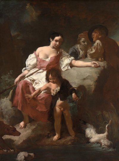 Pastorale scène door Giovanni Battista Piazzetta