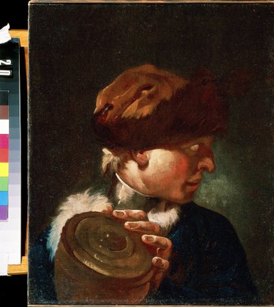 Portret van een soldaat door Giovanni Battista Piazzetta