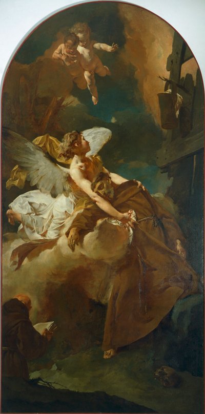 De extase van St. Franciscus, door Giovanni Battista Piazzetta door Giovanni Battista Piazzetta