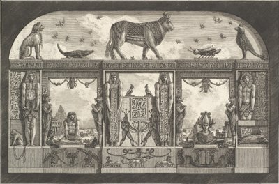 Oud-Egyptisch ornament, 1769 door Giovanni Battista Piranesi