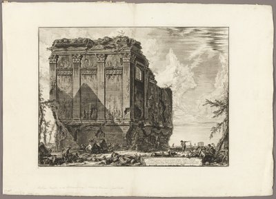 Oude tempel die gewoonlijk de Tempel van de Gezondheid wordt genoemd aan de Via d