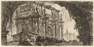 Boog van Constantijn door Giovanni Battista Piranesi