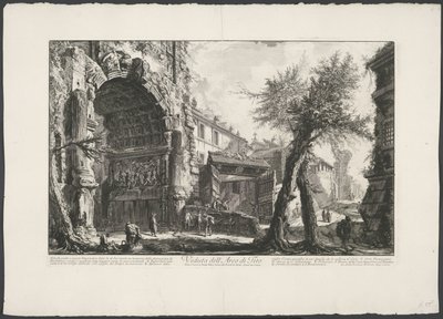 Boog van Titus te Rome door Giovanni Battista Piranesi