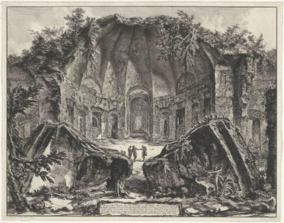 Canopus in de Villa Adriana te Tivoli door Giovanni Battista Piranesi
