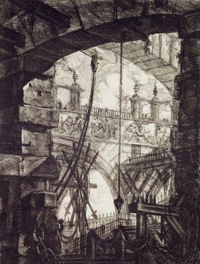 Carceri IV, 1760 (ets) door Giovanni Battista Piranesi