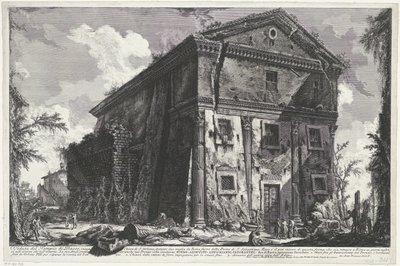 Chiesa di Sant’Urbano te Rome door Giovanni Battista Piranesi