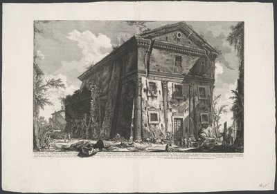 Chiesa di Sant’Urbano te Rome door Giovanni Battista Piranesi