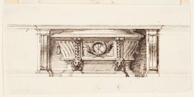 Ontwerp voor een Altaar Mensa door Giovanni Battista Piranesi