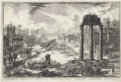 Forum Romanum te Rome door Giovanni Battista Piranesi