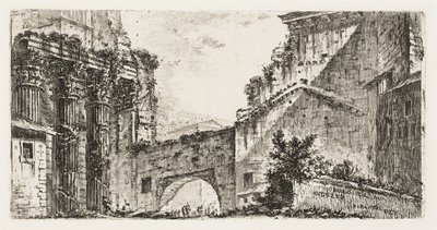 Forum van Augustus, plaat 15 uit Enkele Zichten op Triomfbogen en andere monumenten door Giovanni Battista Piranesi
