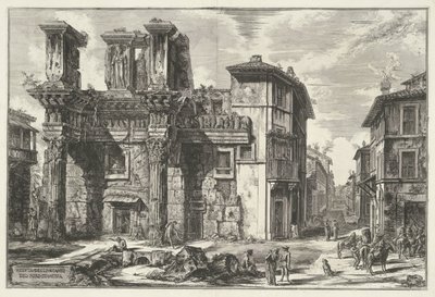 Forum van Nerva te Rome door Giovanni Battista Piranesi